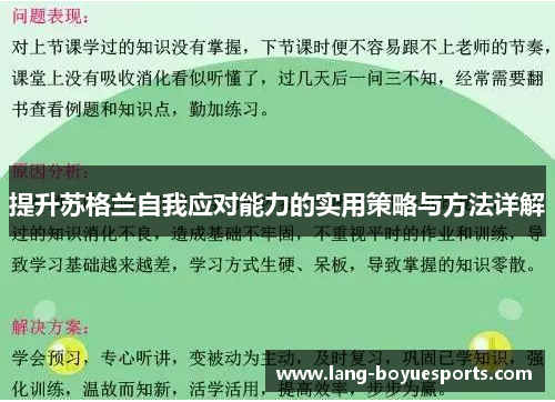 提升苏格兰自我应对能力的实用策略与方法详解