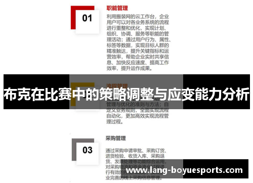 布克在比赛中的策略调整与应变能力分析